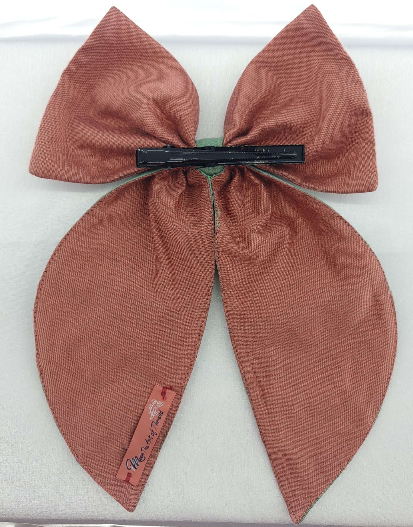 Bird and Flower Hairbow